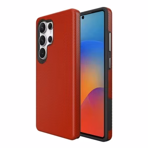 Perfectionists Kolmnurkne Ümbris Samsung S908 S22 Ultra 5G punane