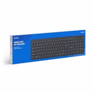 Savio KB-02 klaviatuur kodu/kontor USB QWERTY must