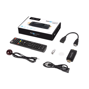 Mini DVB-T2 HEVC H.265 tuuner HDMI-pistikuga