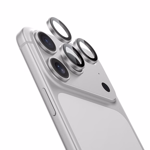 Закалённое стекло Benks DR Sapphire защита камеры для iPhone 17 Pro 17 Pro Max (3 линзы) серебристое