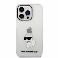 Karl Lagerfeld KLHCP14XHNCHTCT iPhone 14 Pro Max 6.7" läbipaistev hardcase Ikonik Choupette