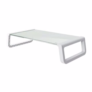 TRUST MONTA klaasist monitori alus valge 25351