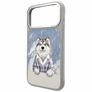 Nimmy Gentle Pets Series Dog MagSafe ümbris iPhone 17 Pro Max hall