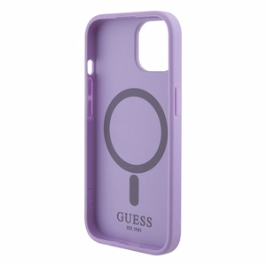 Guess GUHMP15SPSAHMCU iPhone 15 6.1" lilla/lilla hardcase Saffiano MagSafe