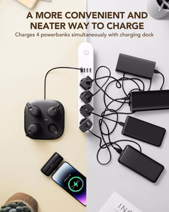 Powerbank Veger Pogo (W007CK) set 4 x 5000 mAh black