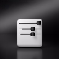 SBS Travel Adapter 2xUSB-C 1xUSB-A Universal - Valge