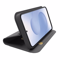 SBS Wallet Ümbris with Stand and Wallet jaoks Samsung Galaxy S25 Edge - Must