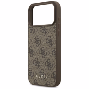 Guess 4G Classic ümbris mudelile iPhone 17 Pro Max / 18 Pro Max – pruun