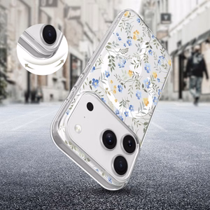 Tech-Protect FlexAir MagSafe Ümbris jaoks iPhone 17 Pro - Daisies with Leaves