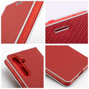 LUNA Book Carbon jaoks SAMSUNG S22 punane
