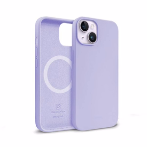 Crong Color Cover Magnetic ümbris seadmele iPhone 14 Plus, MagSafe'iga ühilduv, lilla