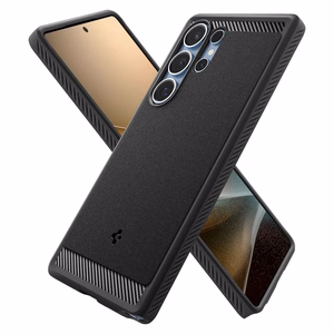 Spigen Rugged Armor Mag Ümbris jaoks Samsung Galaxy S25 Ultra - must