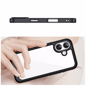 Outer Space iPhone 17 Ümbris - Must Läbipaistev