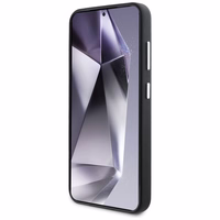 Karl Lagerfeld Saffiano Full Wrapped Elongated Metal Logo MagSafe Ümbris jaoks Samsung Galaxy S25+ - must