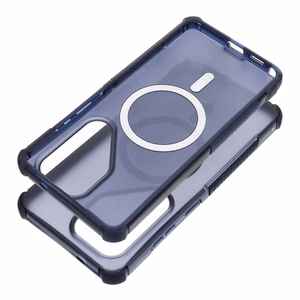 Чехол для Samsung A27 Forcell F-Protect BumperX Premium совместимый с MagSafe темно-синий