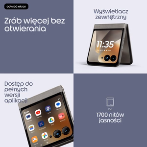 Motorola razr 70 17.5 cm (6.9") Dual SIM Android 16.0 5G USB Type-C 8 GB 256 GB 4800 mAh kivivärvi