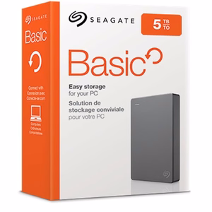 Seagate Basic väline kõvaketas 5 TB 2.5" USB 3.2 Gen 1 hõbedane