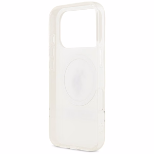 US Polo DH and Bottom Stripe Logo MagSafe Ümbris jaoks iPhone 17 Pro - Valge
