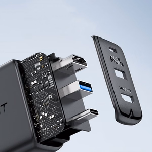 Acefast 2in1 Laadija GaN 65W USB Type C / USB, adapter adapter HDMI 4K @ 60Hz (set with kaabel) valge (A17 valge)