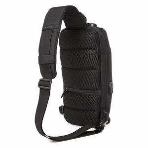 Wozinsky Premium Single Shoulder Anti-Theft City Backpack koos Organizer and USB - must
