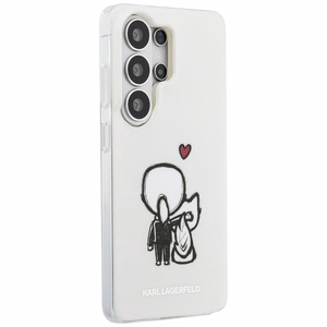 Karl Lagerfeld ümbris IML Karl ja Choupette MagSafe Samsung Galaxy S26 Ultra jaoks läbipaistev