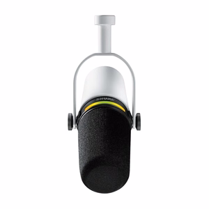 Shure MV7+-W – USB-C/XLR taskuhäälingu- ja vokaalmikrofon, valge