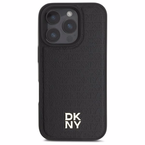 DKNY Repeat Pattern Stack Logo MagSafe iPhone 16 Pro Ümbris - Must