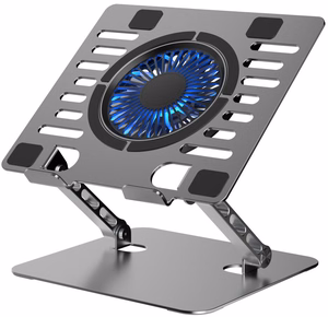 Jahutusalus reguleeritav sülearvutile ART P12 1 x USB A LED alumiinium