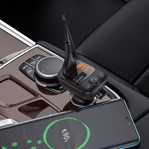Borofone BC41 Bluetooth MP3 mängija / FM modulaator (hands free, microSD, QC3.0 USB-A, USB-A 5V/1A)