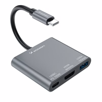 Hub Wozinsky WHCH-01 USB-C PD 100W HDMI 4K@30Hz USB-A 10Gbps - hall