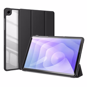 Dux Ducis Toby soomustatud klappkott Samsung Galaxy Tab A11 Plus/A9 Plus jaoks - must