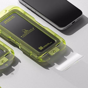 Ringke Easy Slide peegeldusvastane karastatud klaas iPhone 17 Pro jaoks