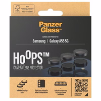 PanzerGlass Hoops Camera Protection jaoks Samsung Galaxy A55 5G - with Must Raamiga