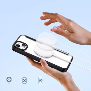 DUX DUCIS wallet ümbris SKIN X PRO compatible with MagSafe jaoks IPHONE 15 Plus must