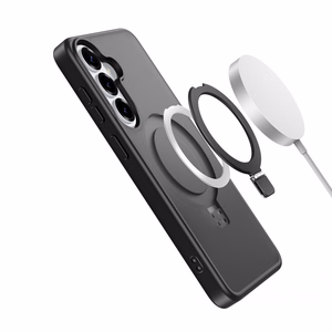 Чехол Dux Ducis Yind с подставкой MagSafe для Samsung Galaxy S26 Plus чёрный