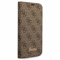 Guess GUBKP14SHG4SHW iPhone 14 6.1 "brown / brown book 4G Vintage kuldne Logo