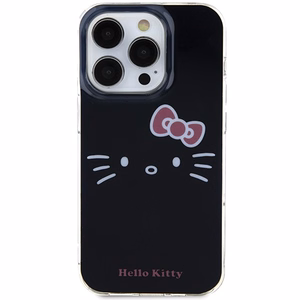 Hello Kitty IML Kitty Face ümbris jaoks iPhone 15 Pro - must
