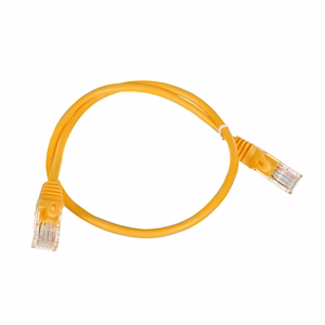 A-LAN KKU5ZOL0.5 võrgukaabel kollane 0.5 m Cat5e U/UTP (UTP)