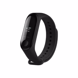 FIXED FIXSSTB-1414-BK – silikoonist kellarihm, Xiaomi Mi Band 3/4, must