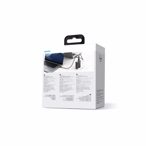 GaN Laadija UK Joyroom JR-TCG05UK 140W 3x USB-C USB-A + USB-C / USB-C kaabel 240W 1.2m