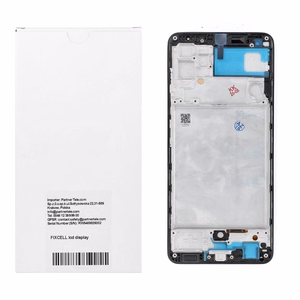 REWA OLED LCD-ekraan raamiga SAMSUNG A32 4G jaoks, must