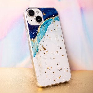 Kuldne Glam ümbris jaoks Samsung Galaxy A14 4G / A14 5G iceberg