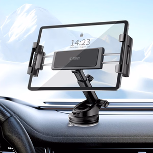 Tech-Protect V4 Car Tablet Hoidja jaoks Cockpit Kinnitus - must