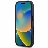 BMW M Perforated Tricolor Line MagSafe Ümbris jaoks iPhone 16 Plus - must