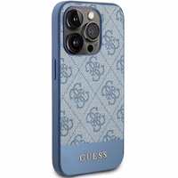 Guess 4G Stripe Collection ümbris jaoks iPhone 15 Pro - sinine