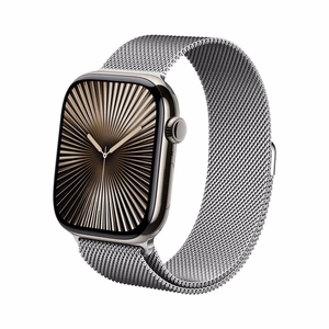 Crong Milano Steel roostevabast terasest rihm Apple Watch 44 / 45 / 46 / 49 mm kellale, hõbedane
