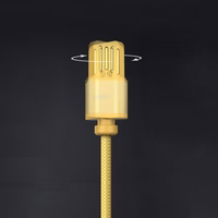 USB Kaabel Remax RC-095i Pruun "Lightning" 100cm (koos removeable magnetic connector)