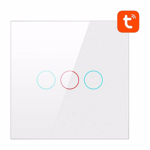 Nutikas Valgus Lüliti ZigBee Avatto LZTS02-EU-W3 3 Way No Neutral TUYA (valge)