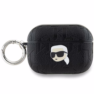 Karl Lagerfeld Monogram Karl Head ümbris jaoks AirPods Pro 2 - must