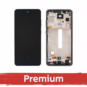 LCD ekraan ühilduv Samsung A528 A52s (A526 A52 / A525 A52) raamiga / Awesome Blue / OEM